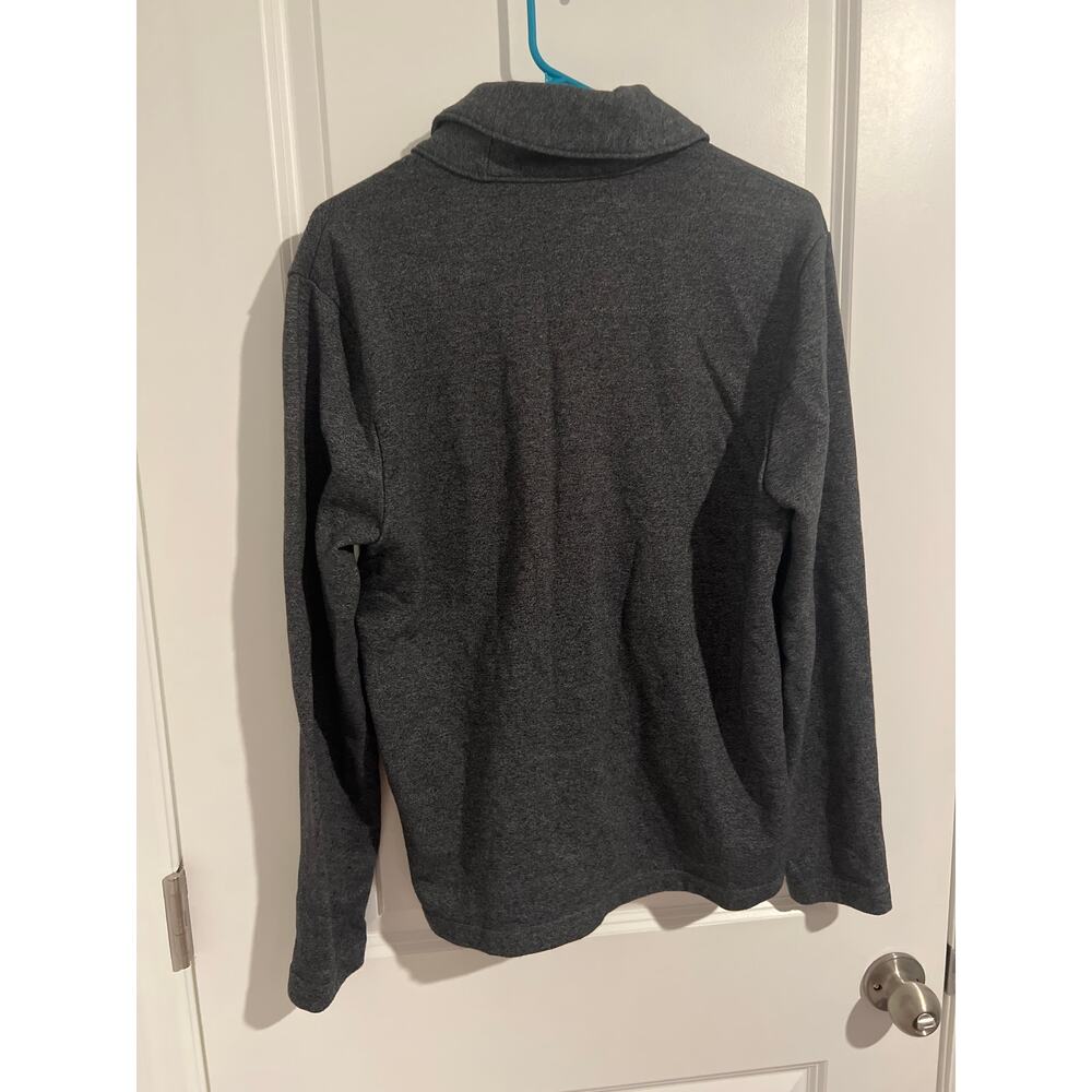 Perry Ellis Gray Button-Down Sweater – Size Small - Picture 6 of 6